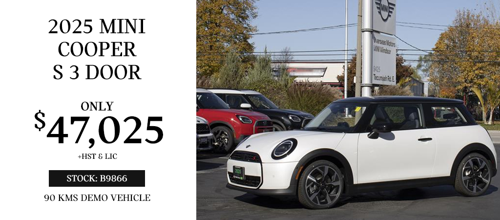 2025 MINI COOPER S 3 DOOR